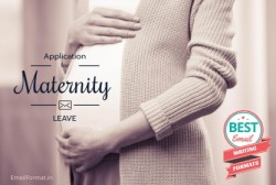 Maternity Leave Application, sample format