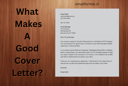 What Makes a Good Cover Letter?