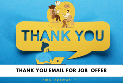 How to write a thank you email for a job offer